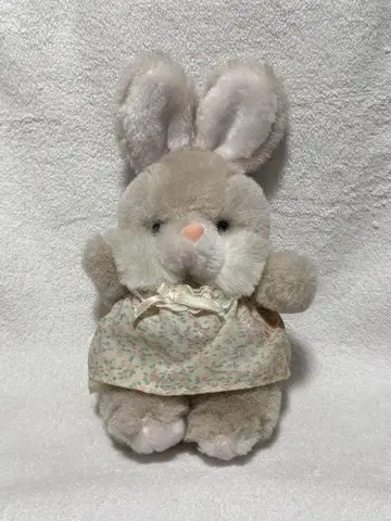 레트로 토끼 봉제 인형