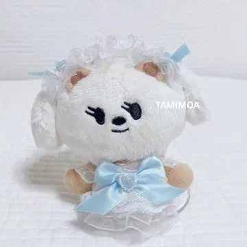 뿔바투(밤구) 인형 의류 스카이블루 원피스 드레스 세트