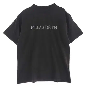 ELIZABETH 그래픽 티셔츠 블랙