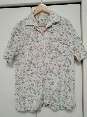 J.Crew 플로럴 반팔 셔츠, 거인 택, 90년대