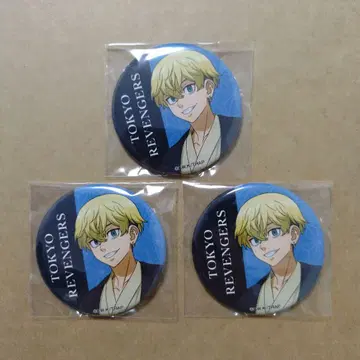 TSUTAYA 도쿄 리벤저스 막말 검사 마츠노 치후유 캔뱃지 3개 세트
