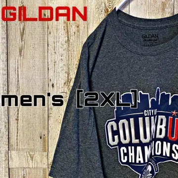 BV-6 [GILDAN] 챔피온 프린트 티셔츠 men's [2XL]