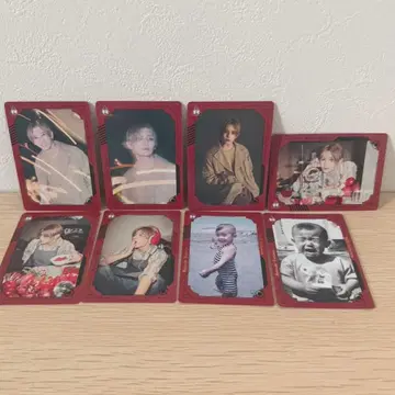 8장 세트 야마다 료스케 RED 비주얼 카드
