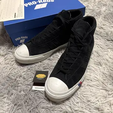 PRO-Keds 블랙 하이컷 로얄 플러스 워터프루프 방수