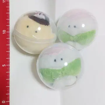 구심 프렌즈 음식 폭신폭신 봉제 인형 2개 푸딩 1개 허벅지 만주 2개