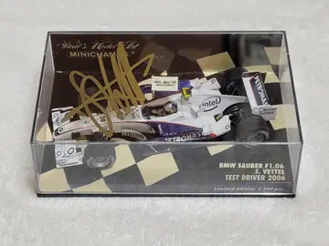 친필 사인 BMW SAUBER F1.06 베텔 테스트 드라이버 06'