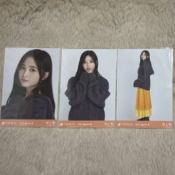 노기자카46 브로마이드 이노우에 카즈 집업 가디건 컴프