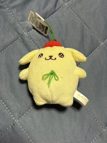 산리오 폼폼푸딩 후르츠 모자 마스코트