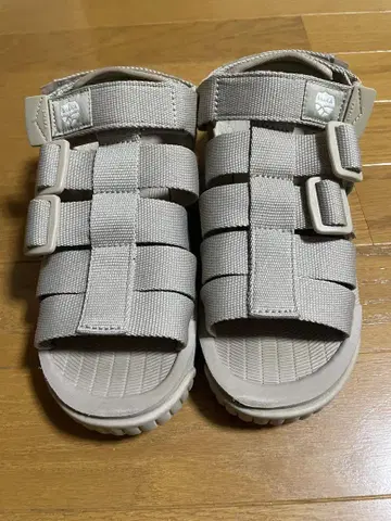 SHAKA 베이지 스트랩 샌들 23.0cm