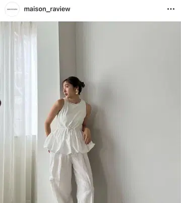 메종 라뷰 슬리브리스 탑