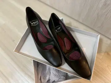 블랙 펌프스 23.5cm 포멀 스퀘어 펌프스 전체 펌프스