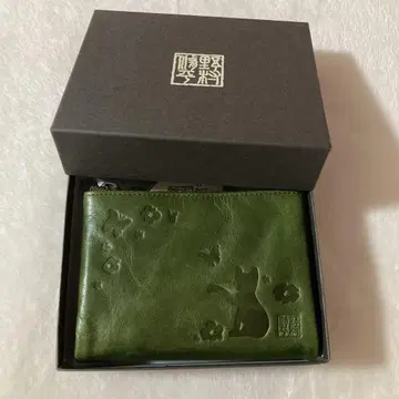 노무라 슈헤이 고양이 가마구치 접이식 지갑