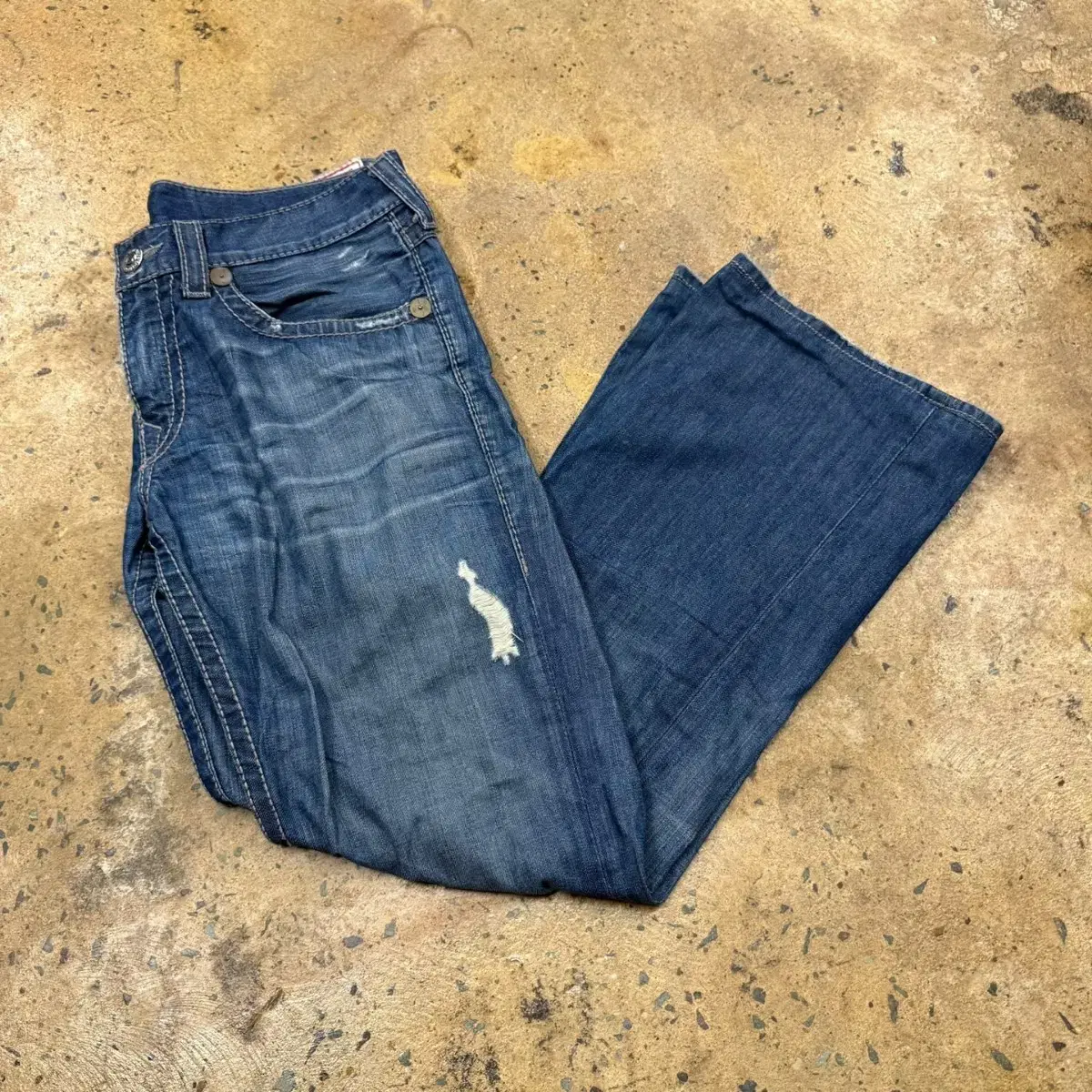 [Authentic/34] True Religion Washing Denim Pants