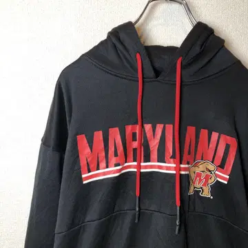 챔피온 MARYLAND 후드 부착 블랙 후드티 XL