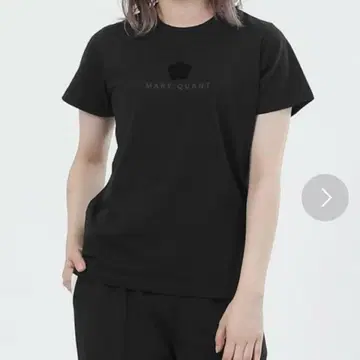 MARY QUANT 블랙 M 사이즈 올드 스타일 로고 티셔츠