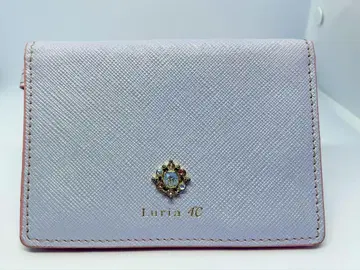 Luria 4C 연보라색 카드 케이스 비쥬 포함