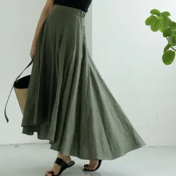 개럴개런트 100% 린넨 피쉬 테일 스커트