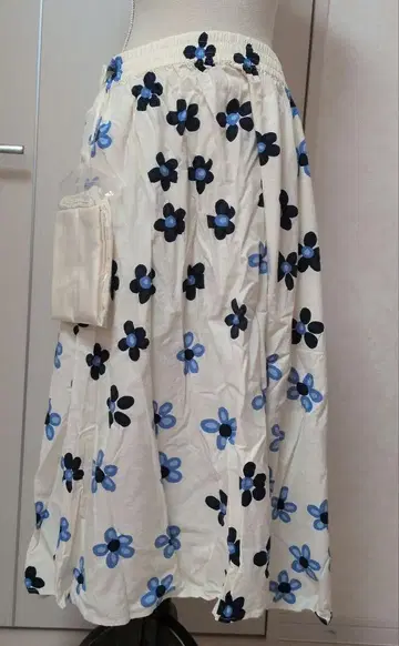 marimekko 꽃무늬 플레어 스커트 2XL