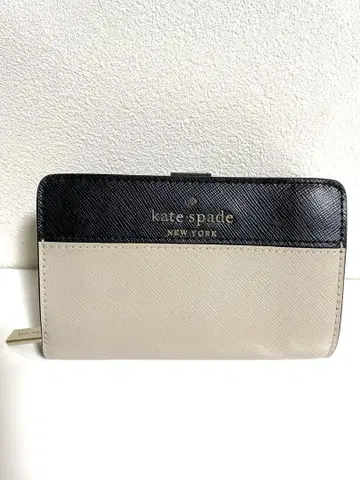 kate spade 케이트 스페이드 바이컬러 접이식 지갑