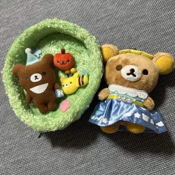 리락쿠마 봉제 인형 세트 동화 세트