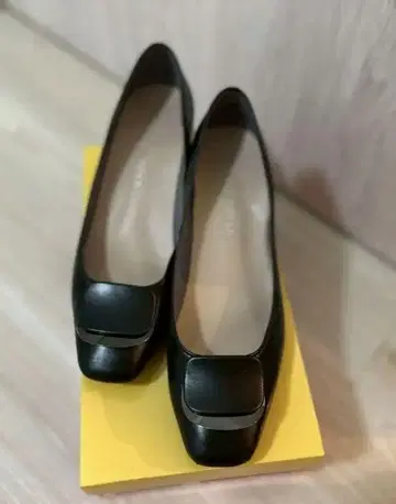 Diana 펌프스 블랙 다이애나 가죽 포멀 힐