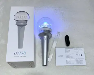 aespa 공식 응원봉 작동 확인 완료