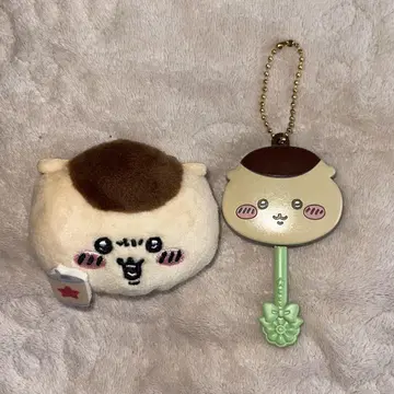 치이카와 (먼작귀) 나카요시 봉제 인형 배지 (다양한 표정) 밤만쥬 세트