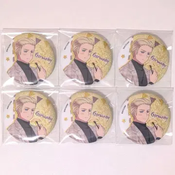 헤타리아 독일 먹방 캔뱃지 캔 배지 POPUP 마루이