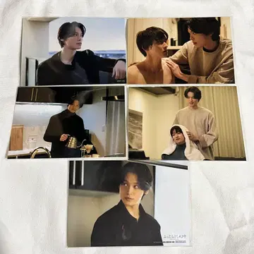 비 오면 폭우 브로마이드 마츠모토 다키 5장 세트