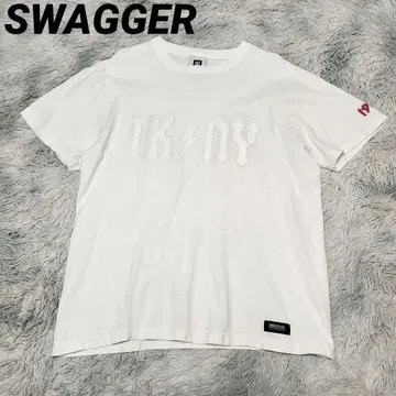 SWAGGER 스웨거 화이트 화이트 티셔츠