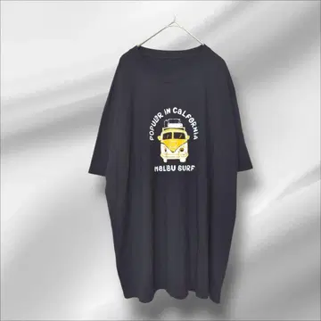 새상품급 간사이 패션 연합 티셔츠 블랙 프린트 3L