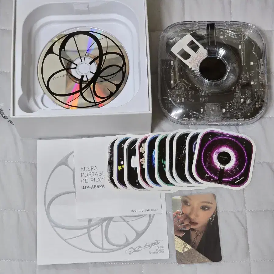 AESPA | 에스파 Aespa cdp album Armageddon + pouch + Karina
