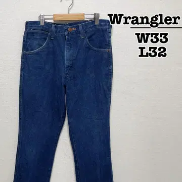 Wrangler 945NAV 데님 팬츠 블루 W33L32 부츠 컷