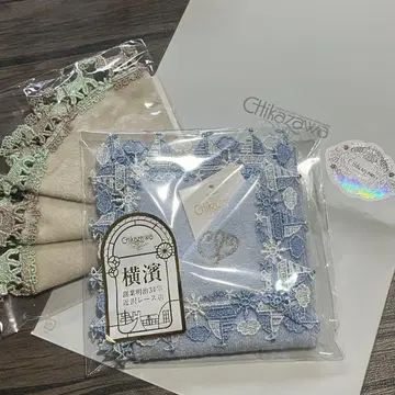 콘자카 레이스 손수건 마린 산책