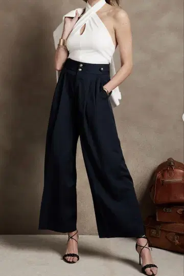 Banana Republic 와이드 레그 팬츠