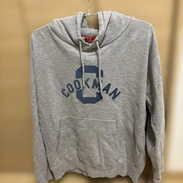 Cookman 그레이 후드 부착 후드티