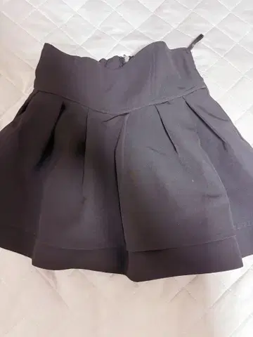 미셸 마카롱 슬림 레그 스커트 S 블랙
