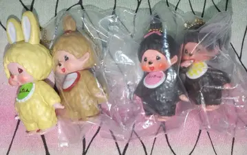 몬치치 마스코트 키체인 4개 세트