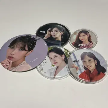 TWICE 미나 캔 배지 세트