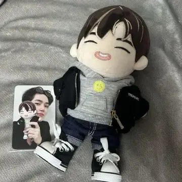 TREASURE 현석 봉제 인형 트레이딩 카드 포함