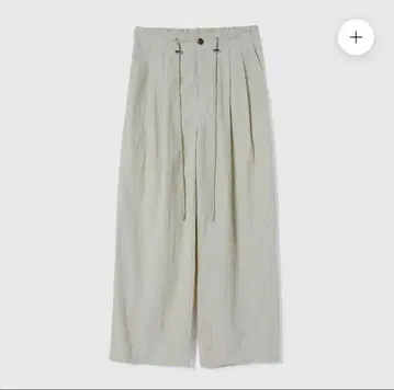2tuck 나일론 볼륨 팬츠