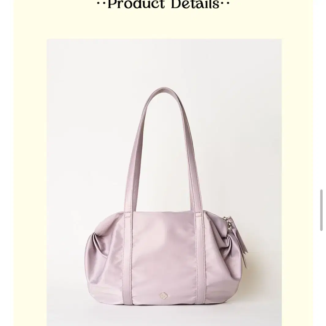 ★HEEARI★ [12th Reorder] Aurora Shirring Duffle Bag_Lilac 한섬 EQL