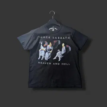 BLACK SABBATH Heaven and Hell 티셔츠 블랙 S