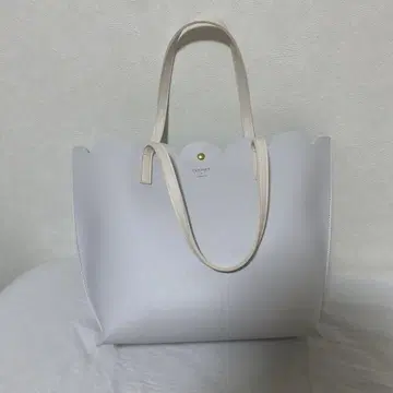 COLORS & chouette 화이트 숄더백