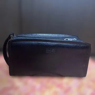 블랙 가죽 파우치 TAKEOKIKUCHI