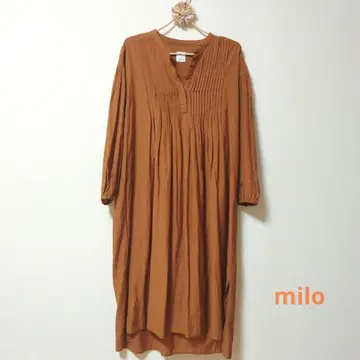 milo 밀로 핀턱 카프탄 원피스