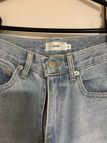 amel 라이트 블루 스트레이트 데님 S