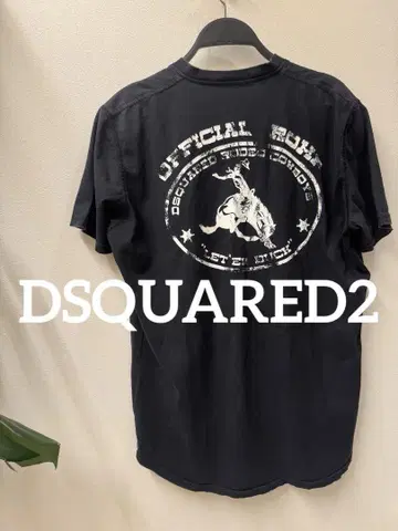 반팔 티셔츠 이탈리아제 DSQUARED2 디스퀘어드 used