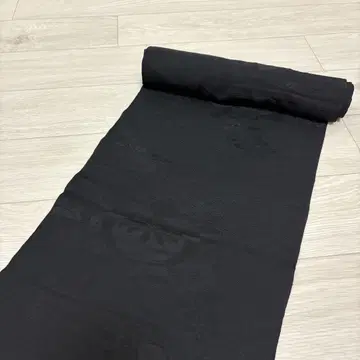 부드러운 블랙 무지 기모노 옷감 리메이크 순수 실크