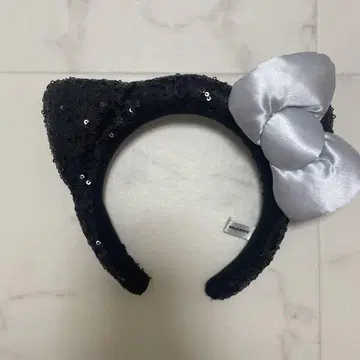키티 스팽글 머리띠